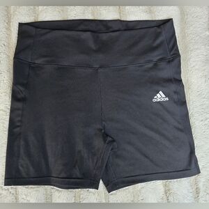 Adidas XL Aeroready Womens Black Biker Shorts, Light Weight Super Soft
